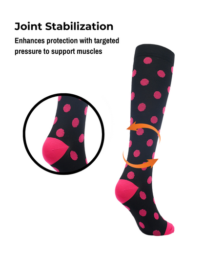 Knee-High Compression Socks - Yellow